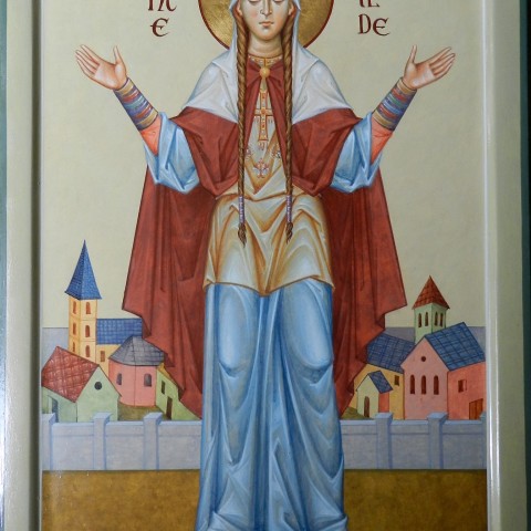 Sainte Bathilde, 29 cm x 40 cm