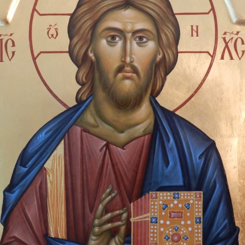 Christ Pantokrator, détail